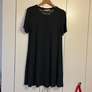 LOFT Grey Shirt Dress
